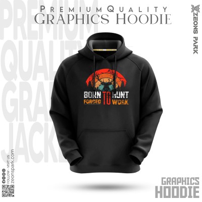 Born To Hunt Forced Work Graphics Hoodie