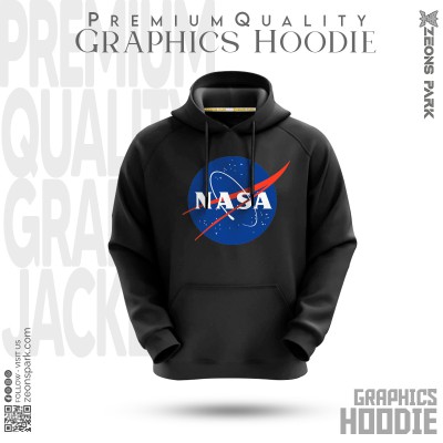 NASA Blue Circle Graphics Hoodie