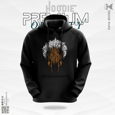 Arabic Calligraphy DTF Print Hoodie Black Color