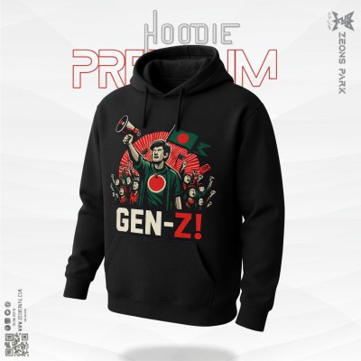 Gen Z Polar Fleece Graphics Hoodie